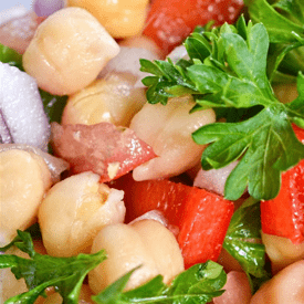 Fresh Garbanzo Bean Salad